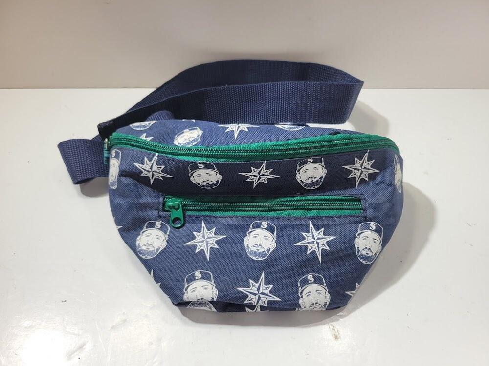 Seattle Mariners James Paxton Fanny Pack Strap Back Navy MLB Baseball Bag Belt